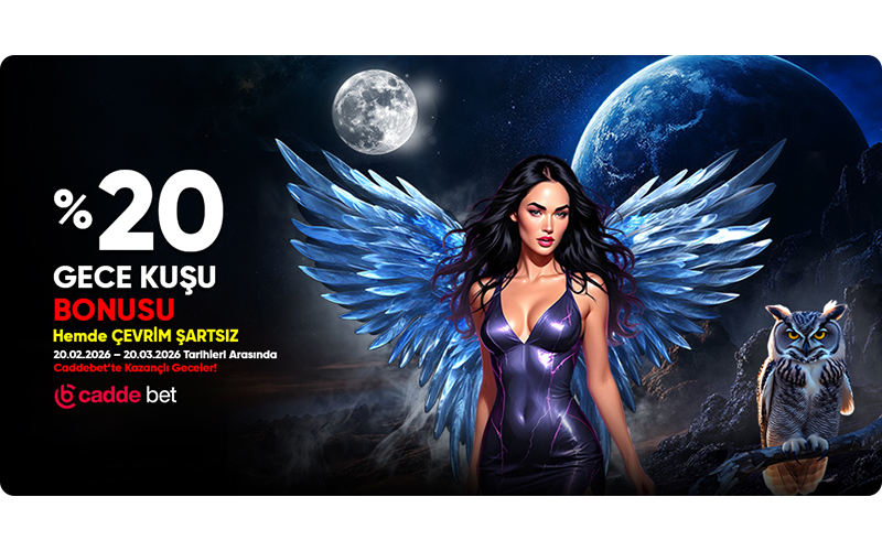 %20 Çevrimsiz Gece Kuşu Bonusu