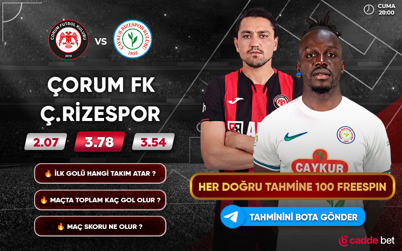 ÇORUM FK – ÇAYKUR RİZESPOR